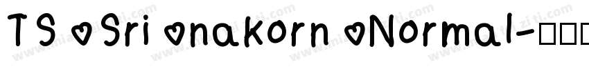 TS Sri nakorn Normal字体转换